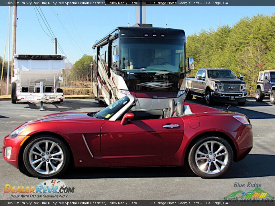 Ruby Red 2009 Saturn Sky Red Line Ruby Red Special Edition Roadster Photo #2
