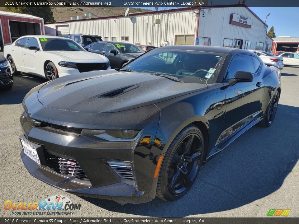 2018 Chevrolet Camaro SS Coupe Black / Adrenaline Red Photo #3