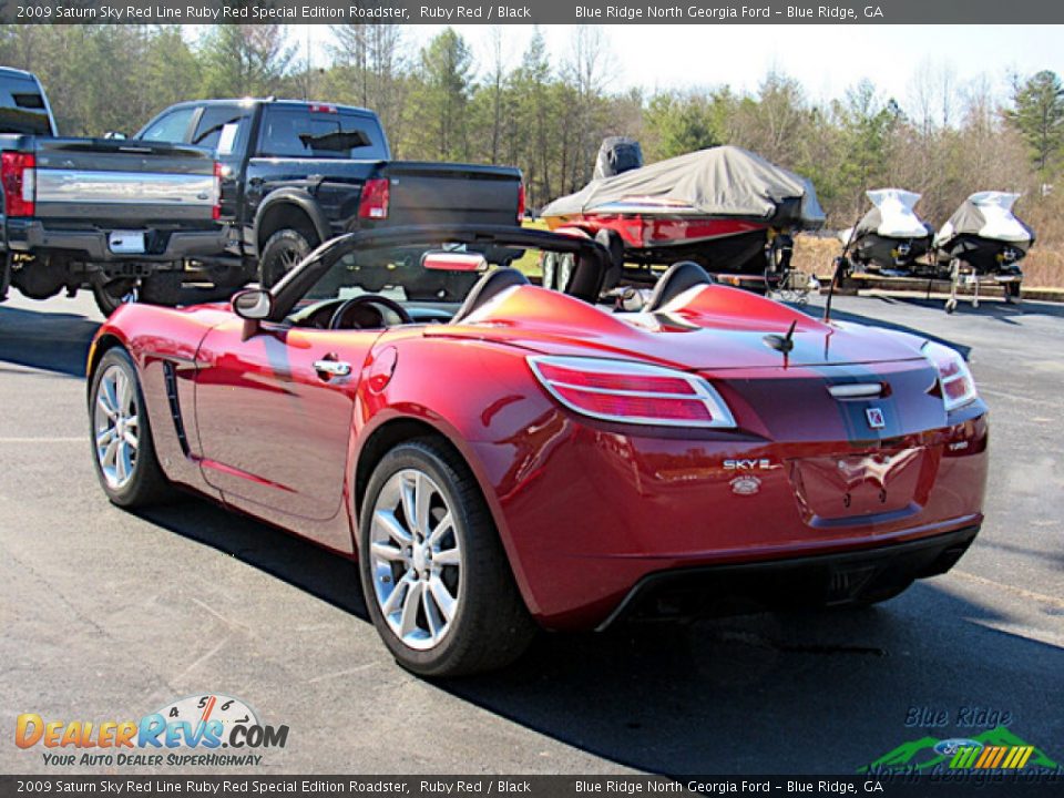 2009 Saturn Sky Red Line Ruby Red Special Edition Roadster Ruby Red / Black Photo #3