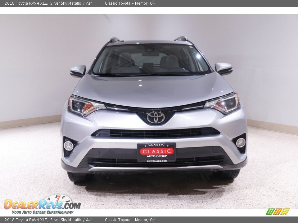2018 Toyota RAV4 XLE Silver Sky Metallic / Ash Photo #2