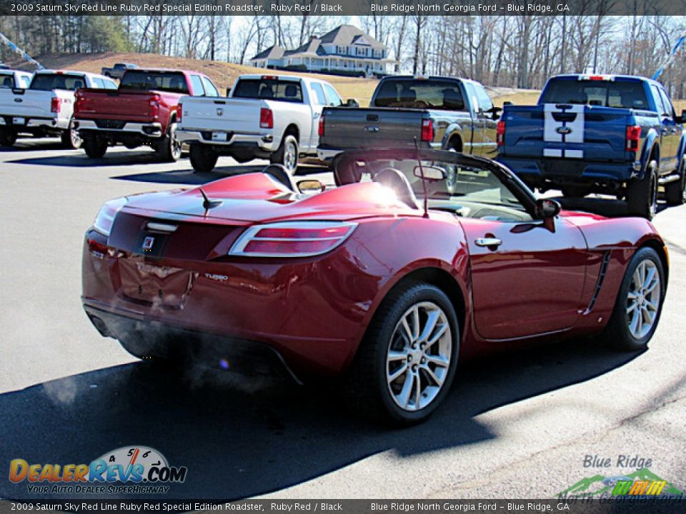 2009 Saturn Sky Red Line Ruby Red Special Edition Roadster Ruby Red / Black Photo #5