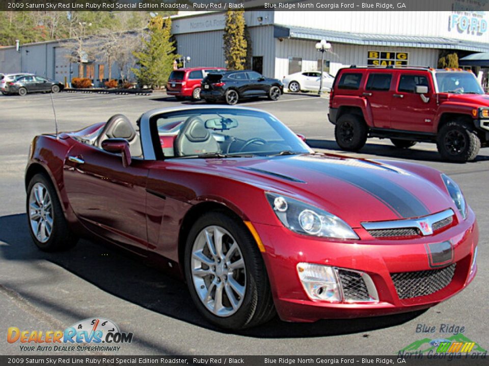 Ruby Red 2009 Saturn Sky Red Line Ruby Red Special Edition Roadster Photo #7