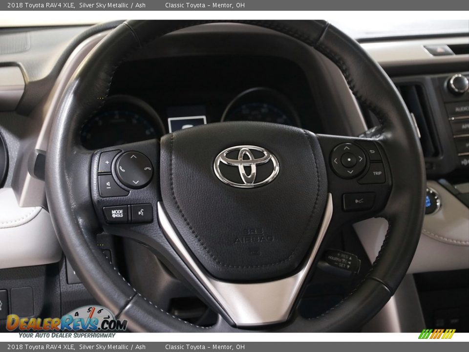 2018 Toyota RAV4 XLE Silver Sky Metallic / Ash Photo #7