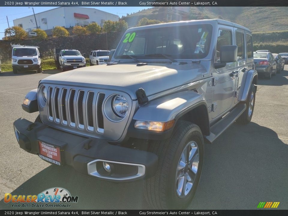 2020 Jeep Wrangler Unlimited Sahara 4x4 Billet Silver Metallic / Black Photo #3