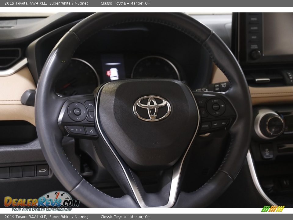 2019 Toyota RAV4 XLE Steering Wheel Photo #7