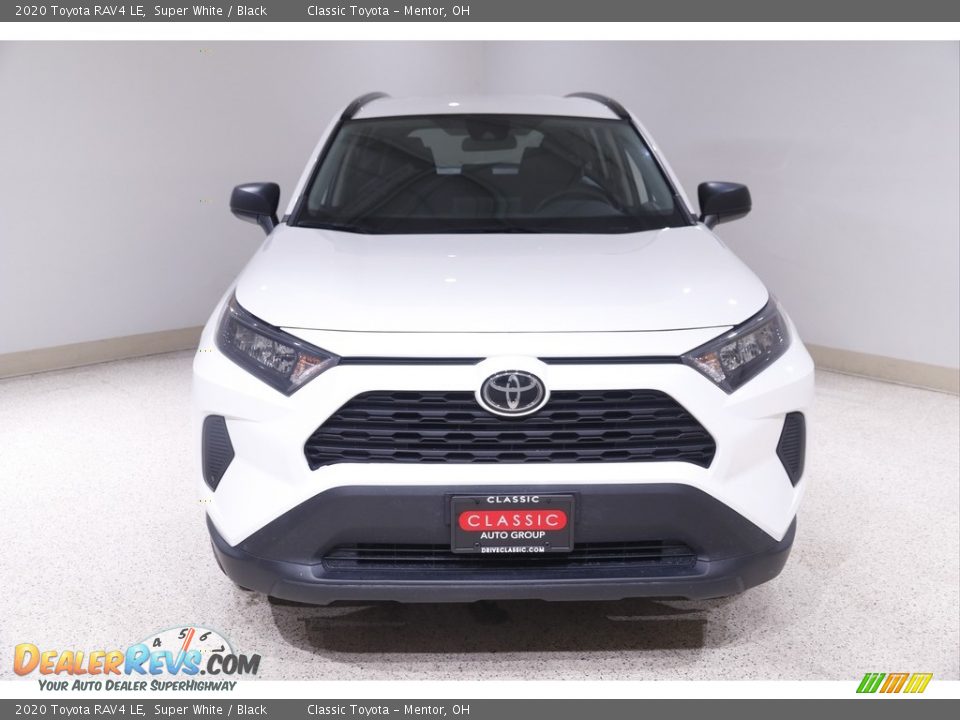 2020 Toyota RAV4 LE Super White / Black Photo #2