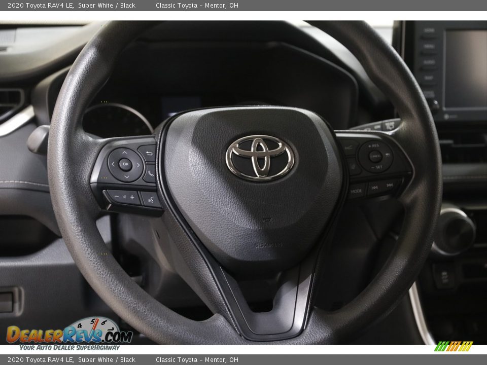 2020 Toyota RAV4 LE Super White / Black Photo #7
