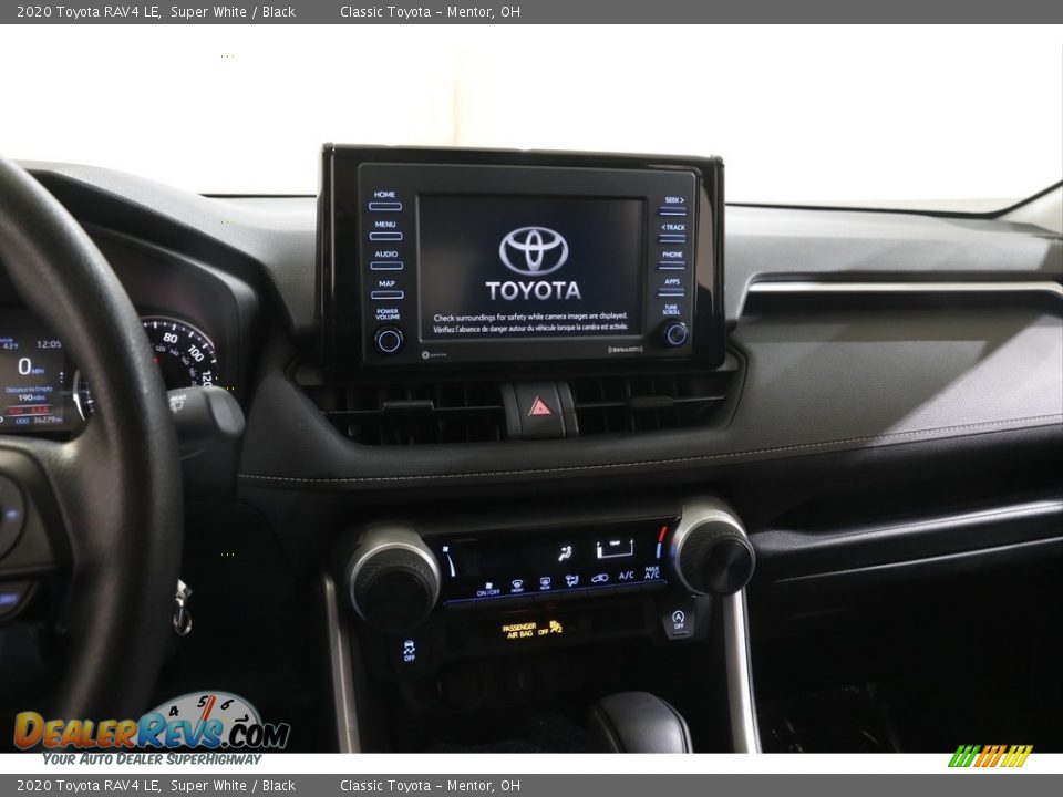 2020 Toyota RAV4 LE Super White / Black Photo #9