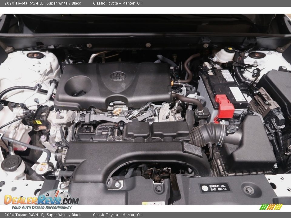2020 Toyota RAV4 LE Super White / Black Photo #18