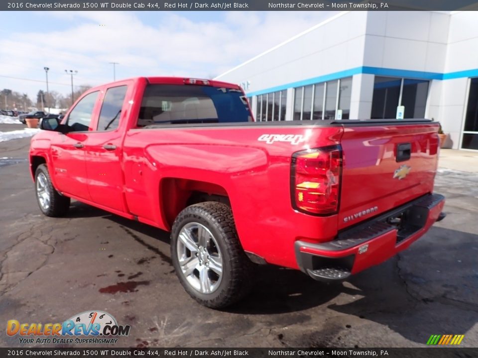 Red Hot 2016 Chevrolet Silverado 1500 WT Double Cab 4x4 Photo #4