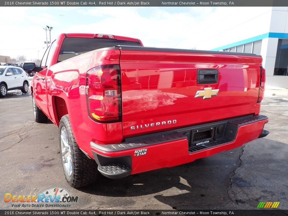 Red Hot 2016 Chevrolet Silverado 1500 WT Double Cab 4x4 Photo #5