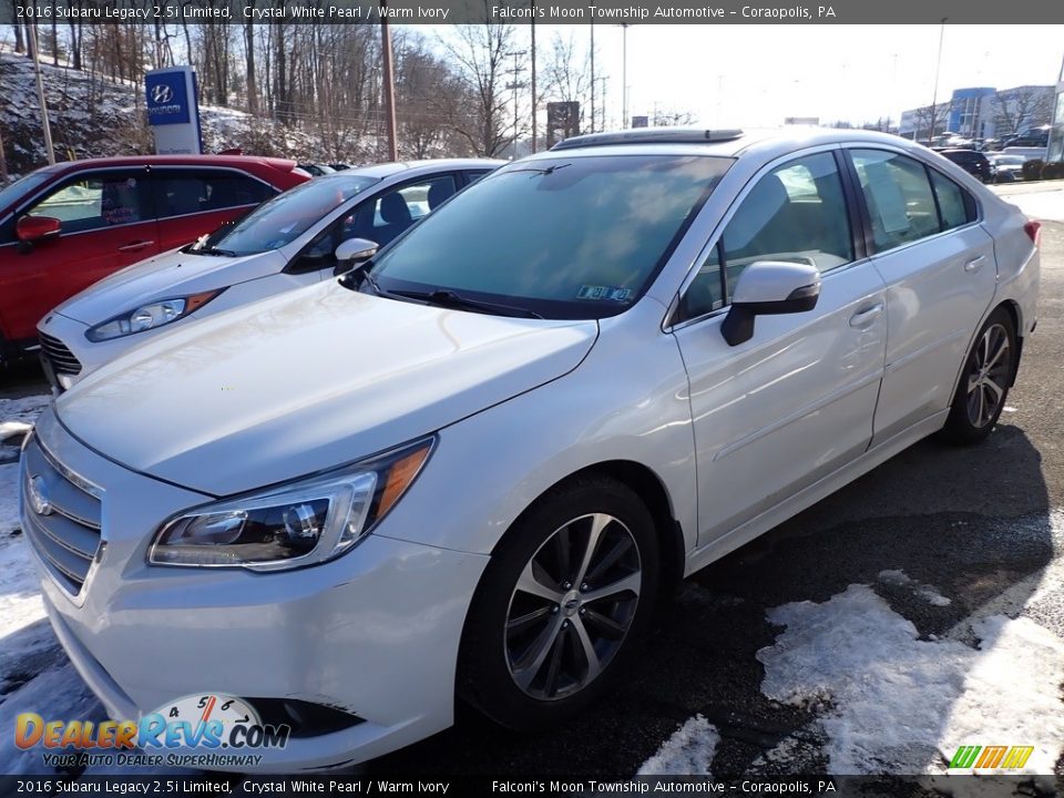 2016 Subaru Legacy 2.5i Limited Crystal White Pearl / Warm Ivory Photo #1