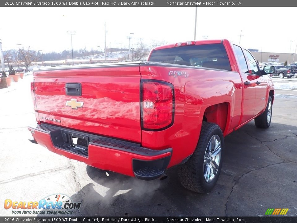 Red Hot 2016 Chevrolet Silverado 1500 WT Double Cab 4x4 Photo #7