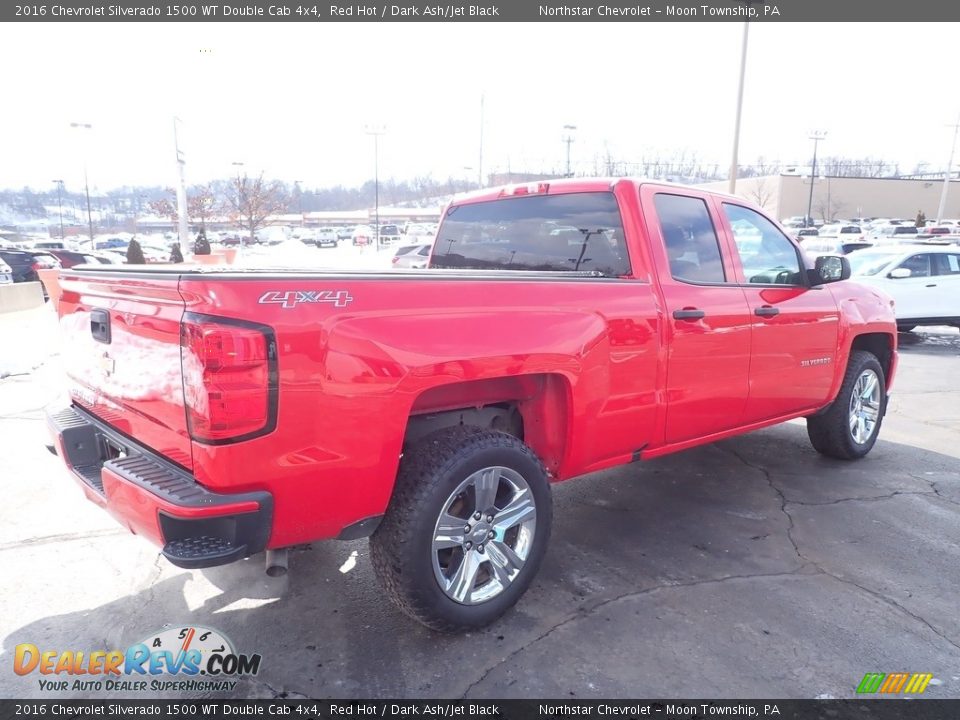 Red Hot 2016 Chevrolet Silverado 1500 WT Double Cab 4x4 Photo #8