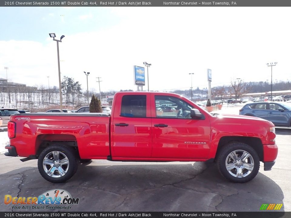 Red Hot 2016 Chevrolet Silverado 1500 WT Double Cab 4x4 Photo #9