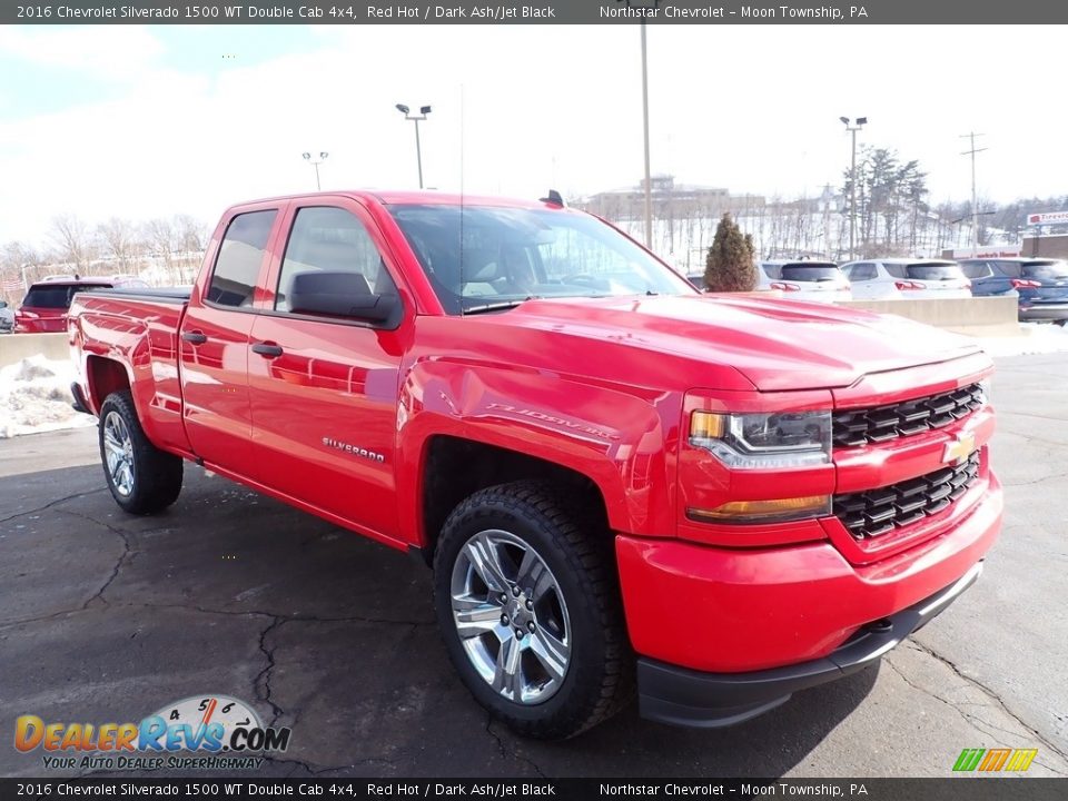 Red Hot 2016 Chevrolet Silverado 1500 WT Double Cab 4x4 Photo #10