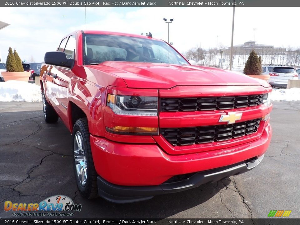 Red Hot 2016 Chevrolet Silverado 1500 WT Double Cab 4x4 Photo #11