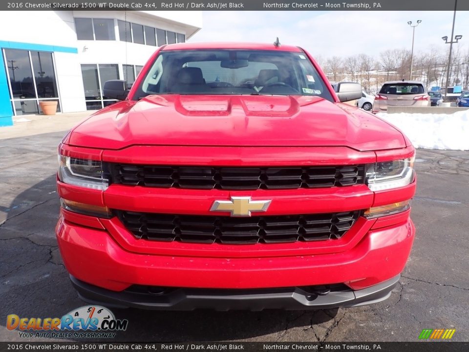 Red Hot 2016 Chevrolet Silverado 1500 WT Double Cab 4x4 Photo #12