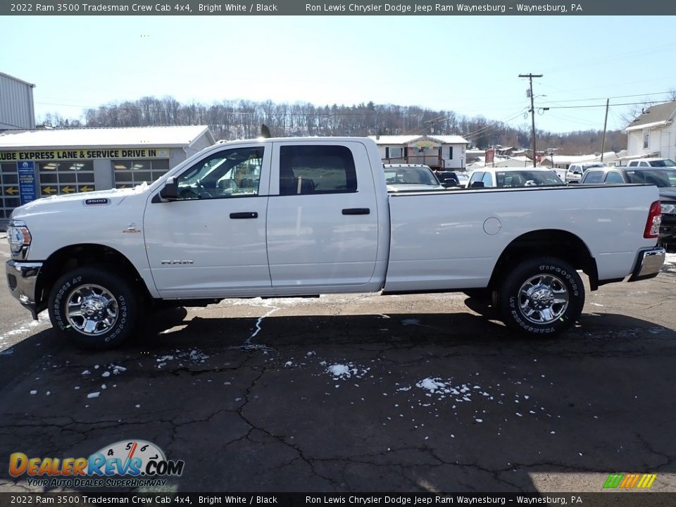 2022 Ram 3500 Tradesman Crew Cab 4x4 Bright White / Black Photo #2