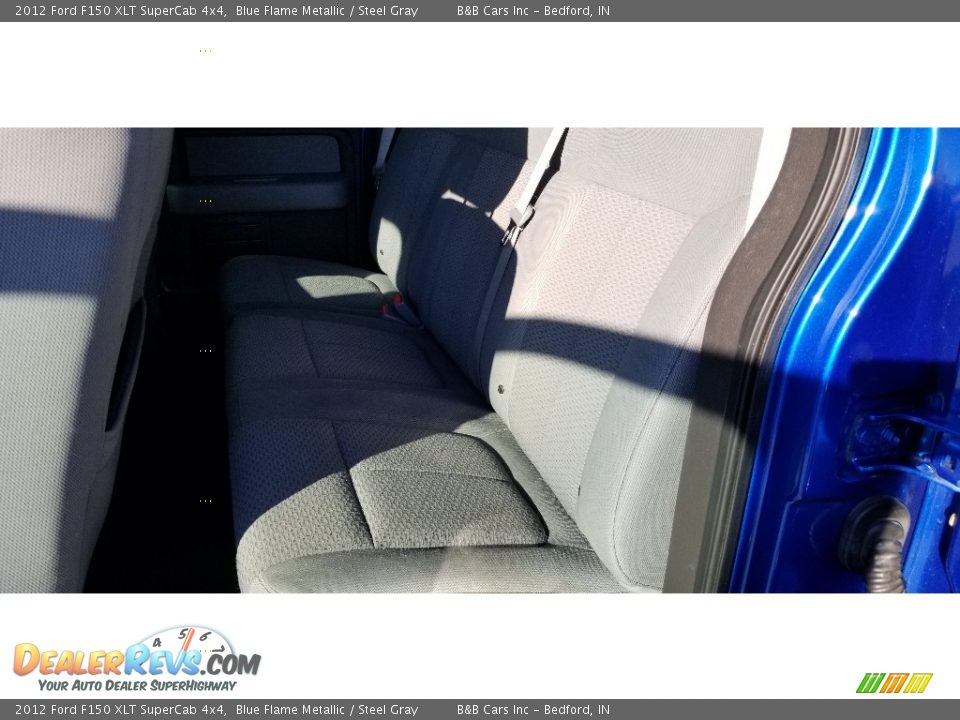 2012 Ford F150 XLT SuperCab 4x4 Blue Flame Metallic / Steel Gray Photo #18