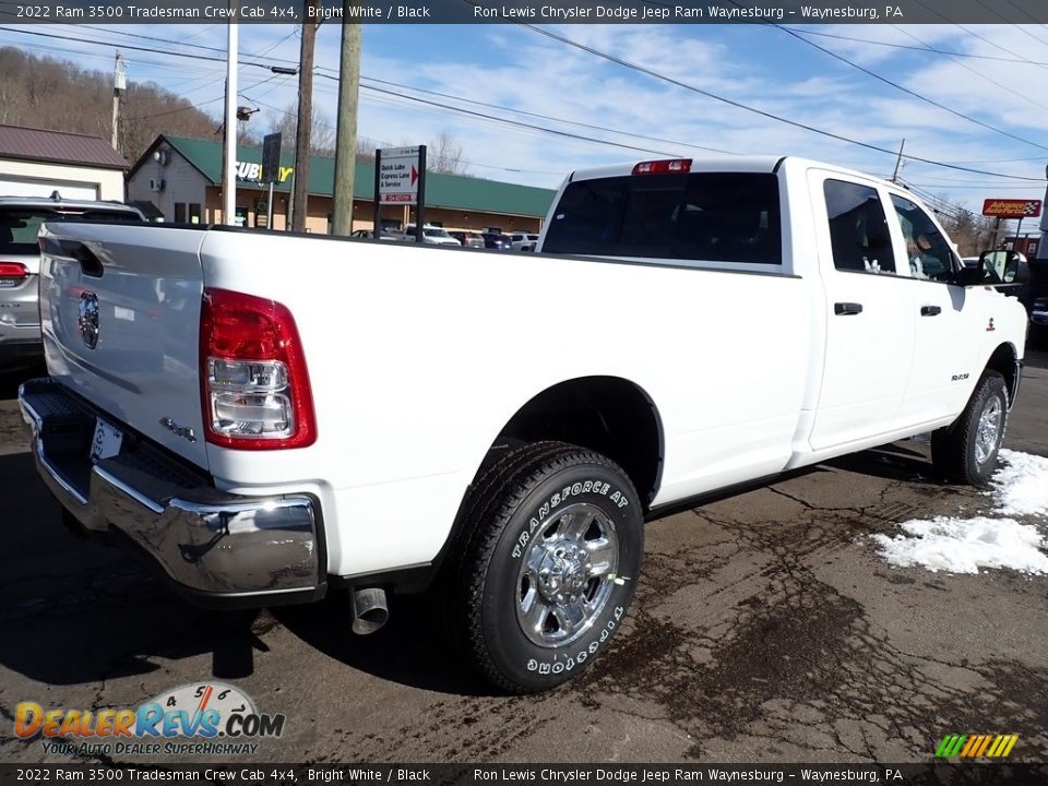 2022 Ram 3500 Tradesman Crew Cab 4x4 Bright White / Black Photo #6