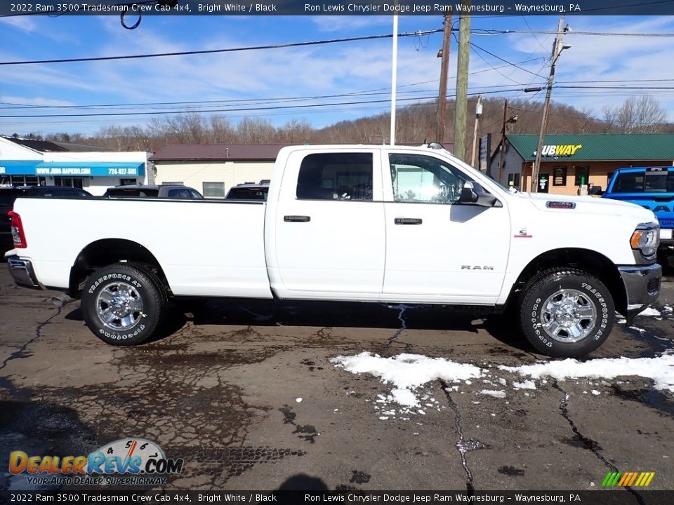 2022 Ram 3500 Tradesman Crew Cab 4x4 Bright White / Black Photo #7