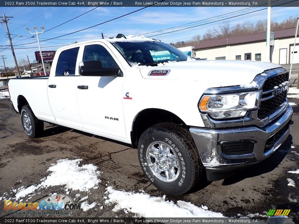 2022 Ram 3500 Tradesman Crew Cab 4x4 Bright White / Black Photo #8