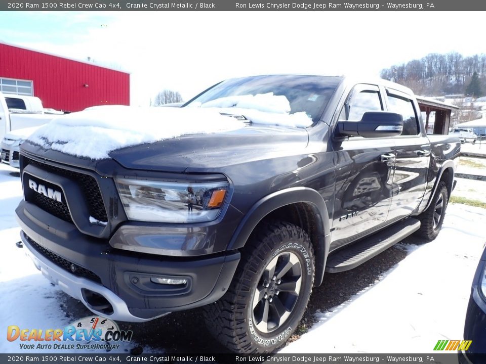 2020 Ram 1500 Rebel Crew Cab 4x4 Granite Crystal Metallic / Black Photo #1