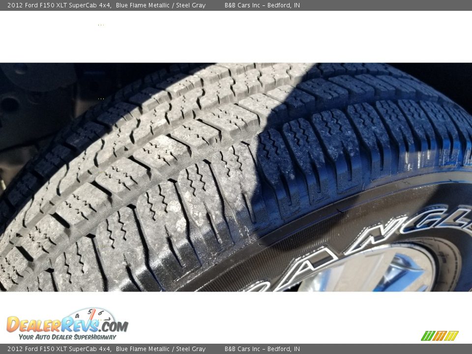 2012 Ford F150 XLT SuperCab 4x4 Blue Flame Metallic / Steel Gray Photo #28