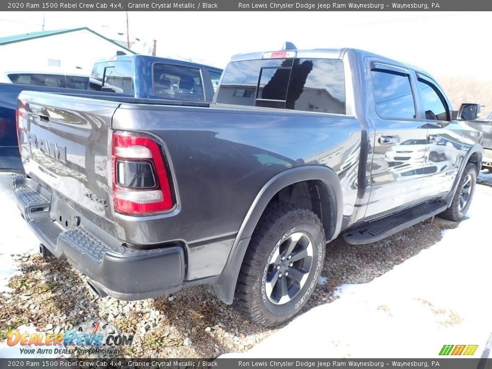 2020 Ram 1500 Rebel Crew Cab 4x4 Granite Crystal Metallic / Black Photo #3