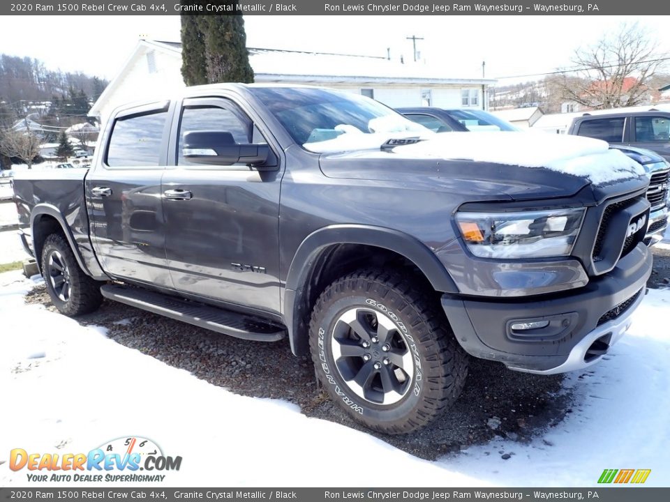 2020 Ram 1500 Rebel Crew Cab 4x4 Granite Crystal Metallic / Black Photo #4