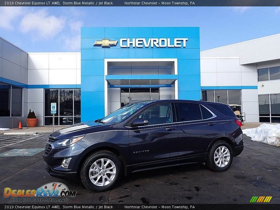 2019 Chevrolet Equinox LT AWD Storm Blue Metallic / Jet Black Photo #1