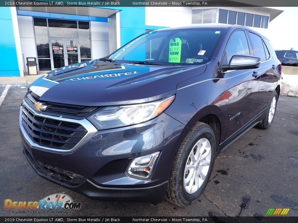 2019 Chevrolet Equinox LT AWD Storm Blue Metallic / Jet Black Photo #2