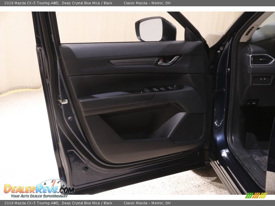 2019 Mazda CX-5 Touring AWD Deep Crystal Blue Mica / Black Photo #4