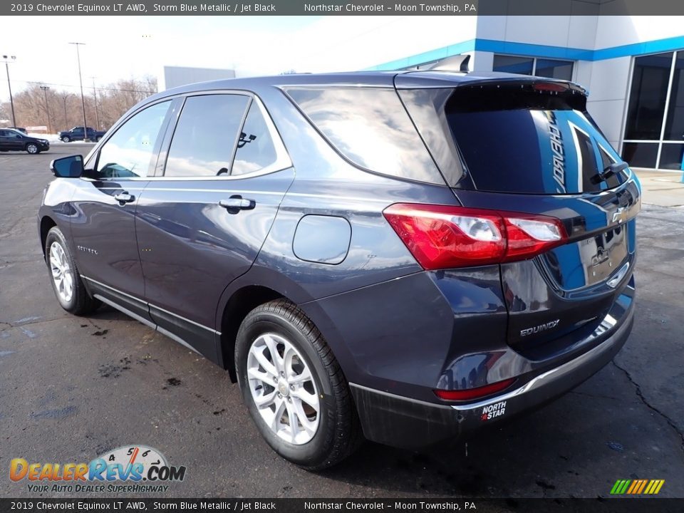 2019 Chevrolet Equinox LT AWD Storm Blue Metallic / Jet Black Photo #4