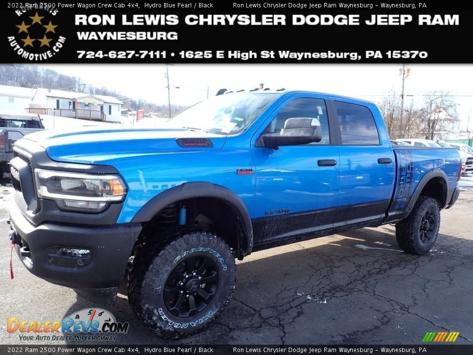 2022 Ram 2500 Power Wagon Crew Cab 4x4 Hydro Blue Pearl / Black Photo #1