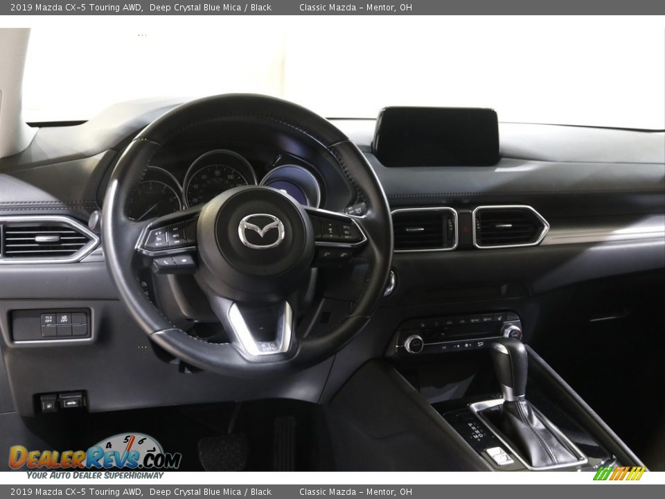 2019 Mazda CX-5 Touring AWD Deep Crystal Blue Mica / Black Photo #6