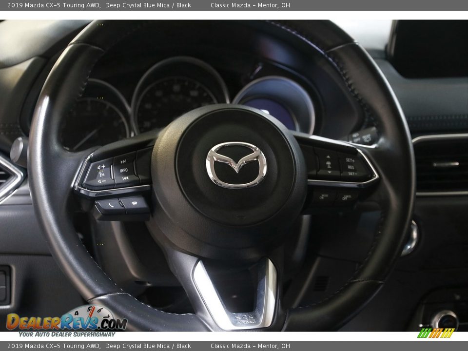 2019 Mazda CX-5 Touring AWD Deep Crystal Blue Mica / Black Photo #7