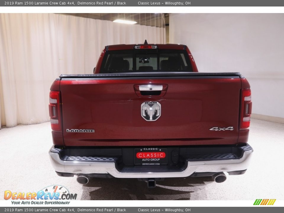 2019 Ram 1500 Laramie Crew Cab 4x4 Delmonico Red Pearl / Black Photo #21