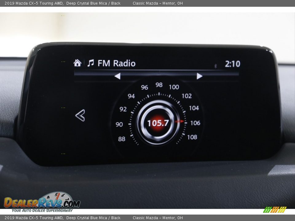 2019 Mazda CX-5 Touring AWD Deep Crystal Blue Mica / Black Photo #10