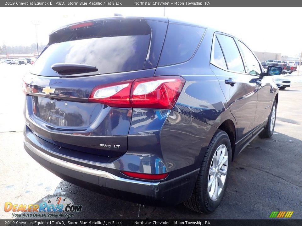 2019 Chevrolet Equinox LT AWD Storm Blue Metallic / Jet Black Photo #8