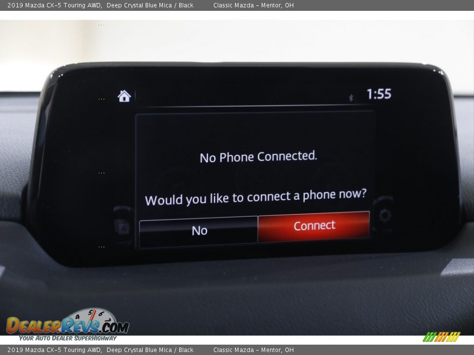 2019 Mazda CX-5 Touring AWD Deep Crystal Blue Mica / Black Photo #11