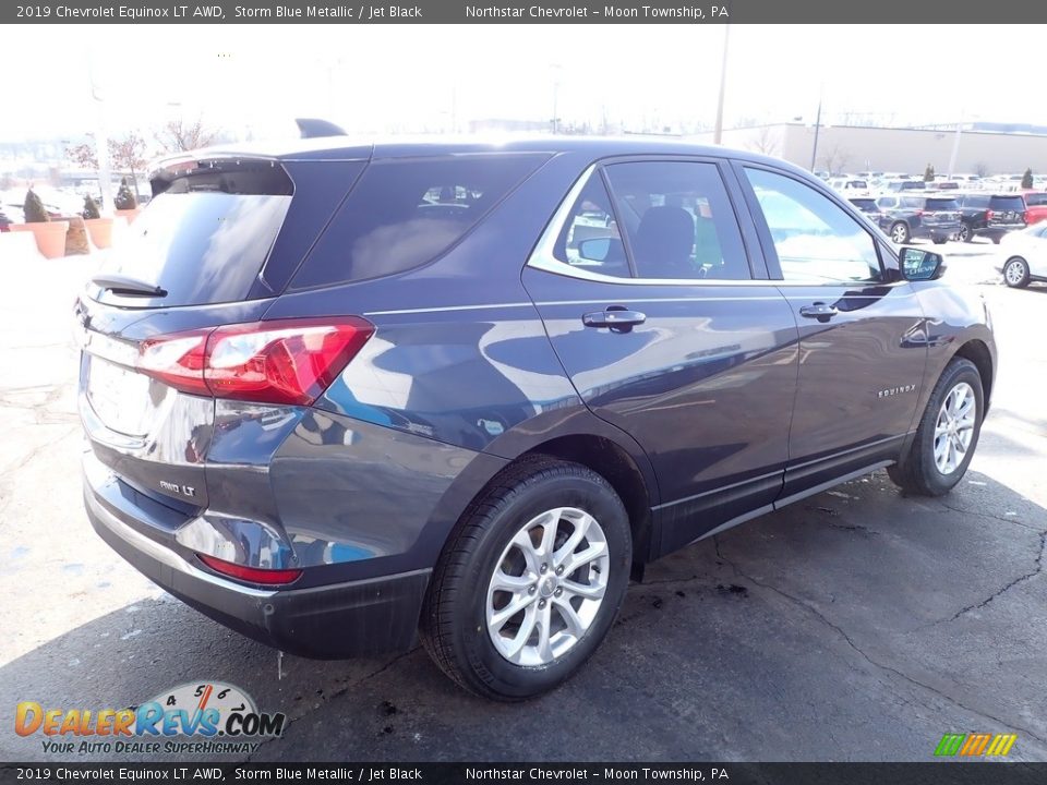 2019 Chevrolet Equinox LT AWD Storm Blue Metallic / Jet Black Photo #9