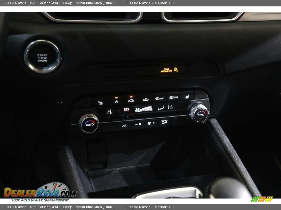 2019 Mazda CX-5 Touring AWD Deep Crystal Blue Mica / Black Photo #12