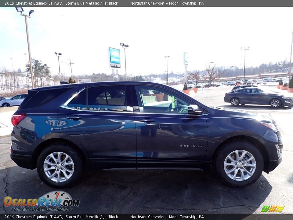 2019 Chevrolet Equinox LT AWD Storm Blue Metallic / Jet Black Photo #10