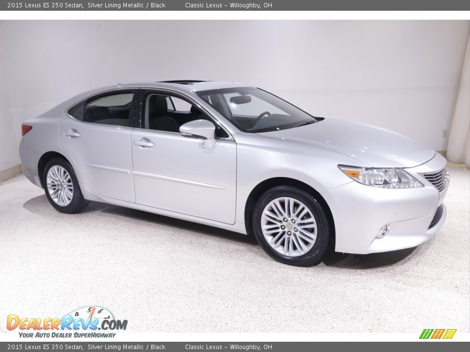 2015 Lexus ES 350 Sedan Silver Lining Metallic / Black Photo #1