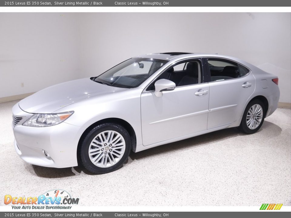 2015 Lexus ES 350 Sedan Silver Lining Metallic / Black Photo #3