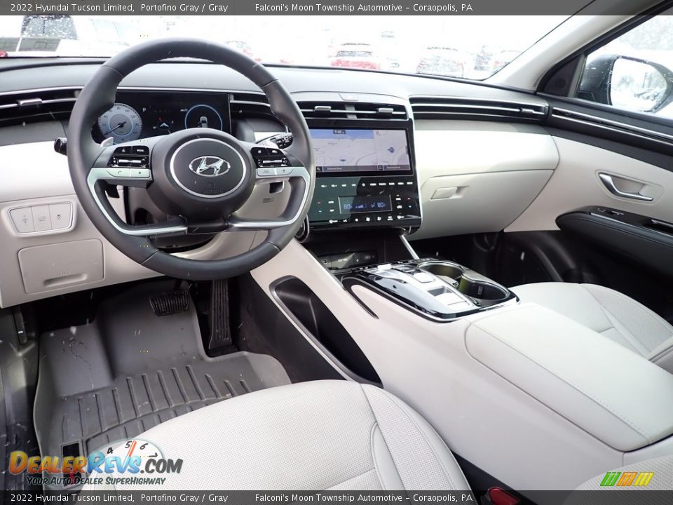 Gray Interior - 2022 Hyundai Tucson Limited Photo #20