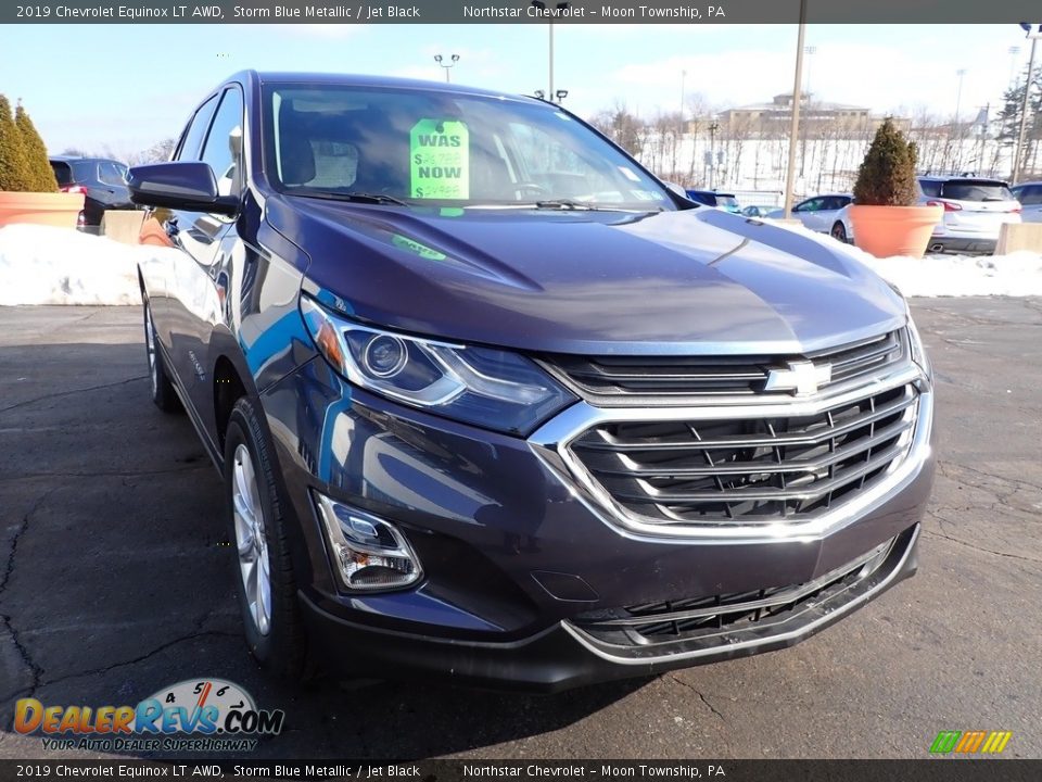 2019 Chevrolet Equinox LT AWD Storm Blue Metallic / Jet Black Photo #12