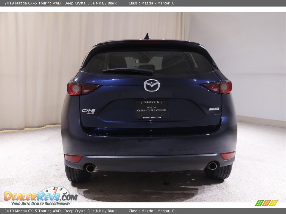 2019 Mazda CX-5 Touring AWD Deep Crystal Blue Mica / Black Photo #17